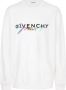 Givenchy Wit Classic Fit Sweatshirt White Heren - Thumbnail 1