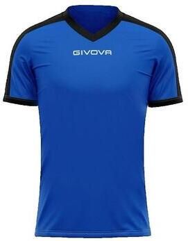 Givova T-shirt Korte Mouw T-shirt Revolution Bleu Enfant