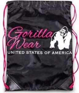 Gorilla Wear Sporttas DRAWSTRING BAG BLACK PINK