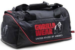 Gorilla Wear Sporttas Jerome Gym Bag Black Red One Size