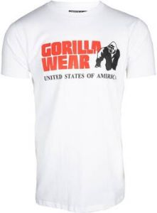 Gorilla Wear T shirt Korte Mouw Classic T shirt White