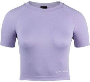 Gorilla Wear T-shirt Selah Seamless Crop Top Lilac