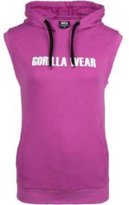 Gorilla Wear Trainingsjack Virginia Sleeveless Hoodie Fuchsia