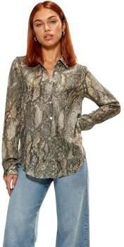 Guess Blouse NEW LS CLOUIS SHIRT W6YH68 W3212