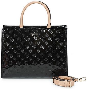 Guess Elegante Zwarte Handtas met Gouden Details Black Dames - Foto 4