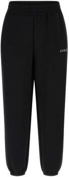 Guess Zwarte Bedrukte Vetersluiting Broek Vrouwen Herfst Winter Black Dames - Foto 6