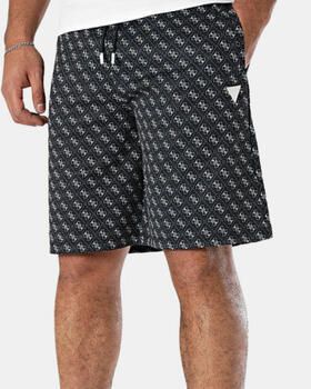 Guess Activewear Sweatshorts met all-over logoprint model 'KORBIN'