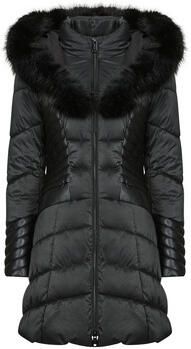 Guess Regular fit gewatteerde lange jas met tweewegsritssluiting model 'Oxana'