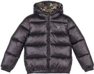 Guess Donsjas POLYESTER HOODED LS PUFFER JACKET