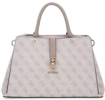 GUESS handtas Zamira met logoprint lichtroze