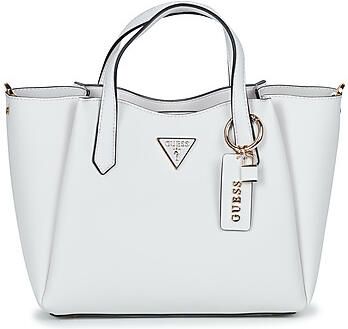 Guess Witte PU Leren Handtas Iwona Gray Dames