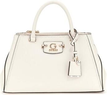 Guess Elegante Witte Satchel Tas White Dames