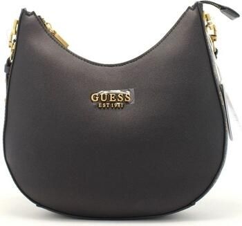 Guess Imitatieleren Handtas met Metalen Logo Black Dames