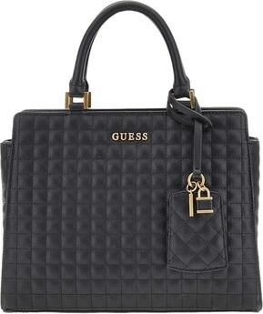 Guess Luxe Satchel Handtas Black Dames