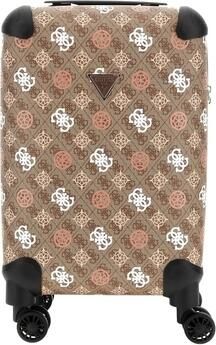 GUESS trolley Wilder 46 cm. met logoprint donkerbruin - Foto 2