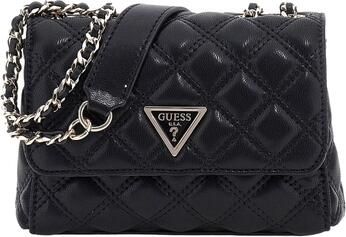 Guess Mini Giully Schoudertas Zwart PU Leer Black Dames - Foto 5