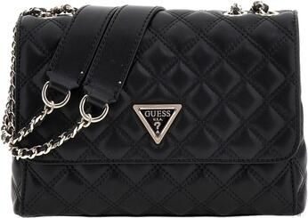 Guess Modieuze Schoudertassen met Meerdere Compartimenten Black Dames