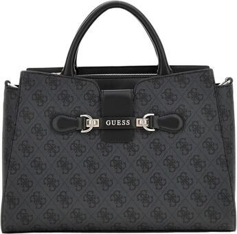 Guess Kleine Schoudertas met Kolen Logo Black Dames