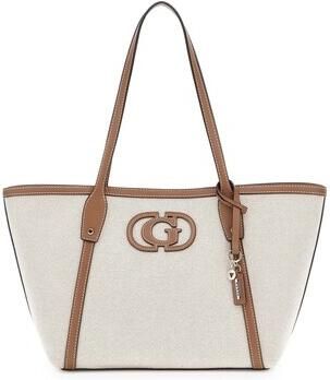 Guess Elegante Sebina Tote Schoudertas Beige Dames