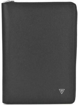 Guess Zwarte PU Leren Clutch Uni Stijl Black Heren