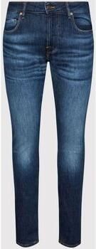 Guess Klassieke Denim Jeans met 5 Zakken Blue Heren - Foto 2