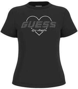 Guess Activewear T-shirt met strass-steentjes model 'NARCISO'