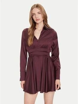 Guess Mini-jurk met V-hals model 'CONCETTA FLARE DRESS'