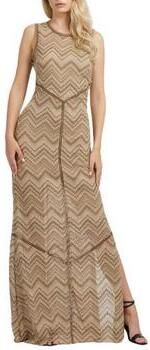 Guess Stijlvolle Walnut Shell Jurk voor Vrouwen Beige Dames