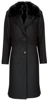 Guess Regular fit lange jas met reverskraag model 'Karole'