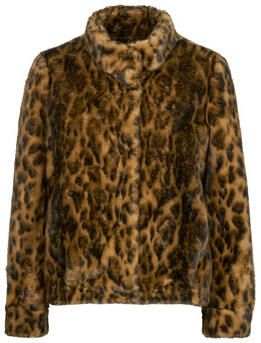 Guess Jack van imitatiebont met steekzakken model 'LUNA'