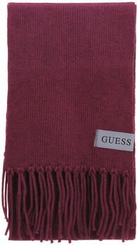 Guess Sjaal met Franjes Rode Tinten Brown Dames