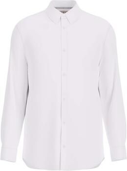 Guess Wit Overhemd met Lange Mouwen Slim Fit White Heren - Foto 5