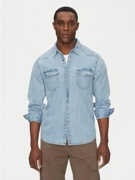 Guess Overhemd Lange Mouw M5RH55 D5M82-GJER LIGHT HERITAGE - Foto 6