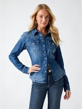 Guess Overhemd Velvet Shirt