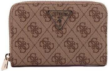 Guess Rits Portemonnees & Kaarthouders Laurel Stijl Brown Dames