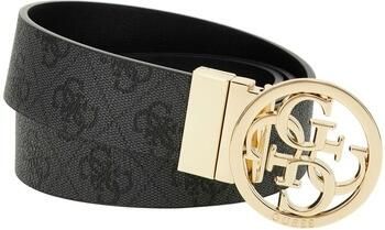 Guess Leren riem met all-over logomotief model 'NOELLE'