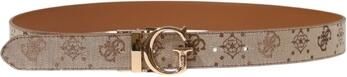 GUESS reversible riem Neda met logoprint cognac - Foto 4