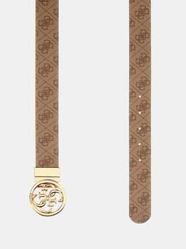 Guess Leren riem met all-over logomotief model 'NOELLE' - Foto 5