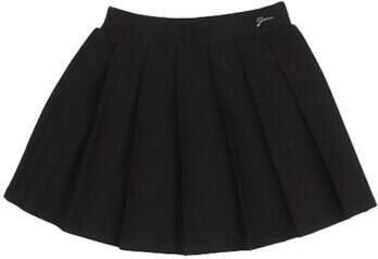 Guess Plooirok van viscosemix met logo-applicatie model 'Milano'