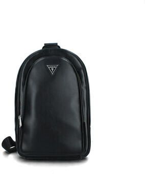 Guess Elegante Zwarte Rugzak Stijlvol Praktisch Black Heren