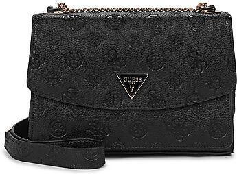 Guess Zwarte Gestructureerde Polyethyleen Handtas Black Dames