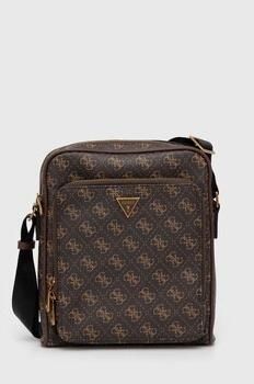 Guess Bruine Synthetische Schoudertas Brown Heren - Foto 4