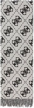 GUESS sjaal met logoprint zwart - Foto 2