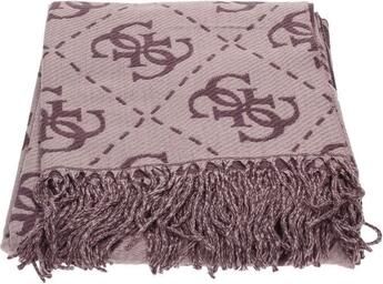 GUESS sjaal met logoprint rood - Foto 2