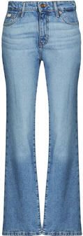 Guess Blauwe Denim Straight Jeans met Gewassen Effect Blue Dames - Foto 2