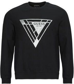 Guess Logo Triangle Sweatshirt Zwarte Collectie Zwart Heren - Foto 2