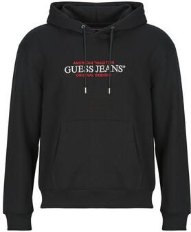 Guess Herenmode Hoodies Amerikaanse Traditie Black Heren - Foto 6