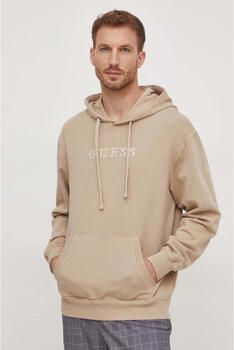 Guess Katoenen Hoodie Beige Heren - Foto 4