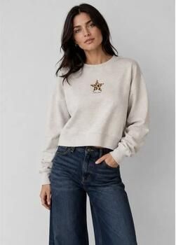GUESS Jeans Relaxed fit sweatshirt van puur katoen met logo-print
