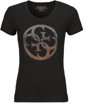 Guess Dames Logo T-shirt Black Dames